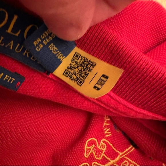 Polo Ralph Lauren Triple Pony Polo men’s shirt custom slim fit XL - Picture 5 of 16